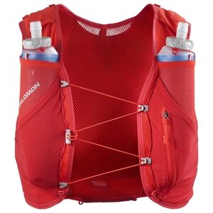 SALOMON Adv Skin 5 Set Hydration Vest Size M Fiery Red